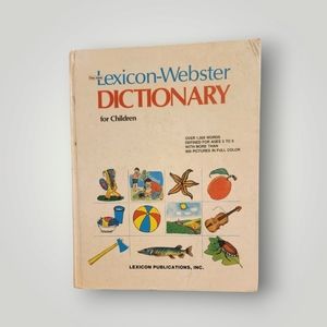 vintage The New Lexicon Webster Dictionary for Children 1991